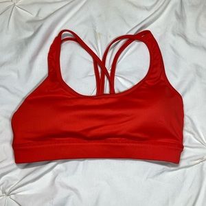 P’tula hot toddy red sports bra small
